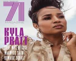 She appeared on the cover of <b>71 Magazine</b>.